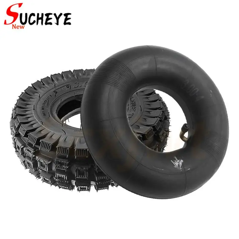 For 3.00-4 inner and outer tires Inner Tube High-density gas Tire Inner Tube 3.00-4 Inner and Outer Tire Bending Mouth