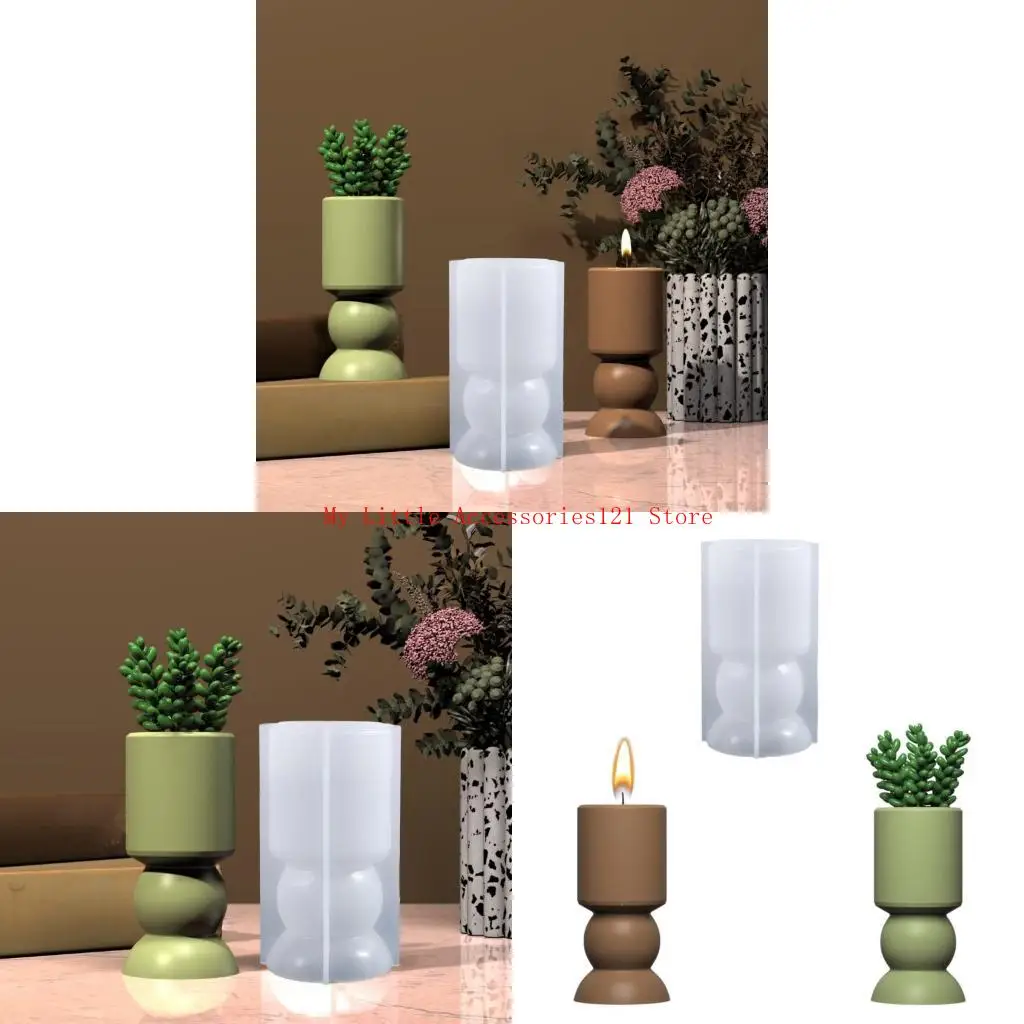 

Multifuntional Base Molds Crafting Moulds Round Candlestick Molds