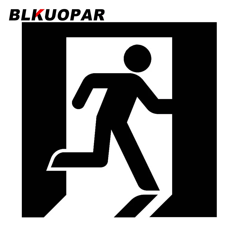 

BLKUOPAR для современного выхода, силуэт, наклейки, виниловые наклейки для автомобиля, мотоциклетный шлем, солнцезащитный крем, бампер, водонепроницаемые забавные украшения