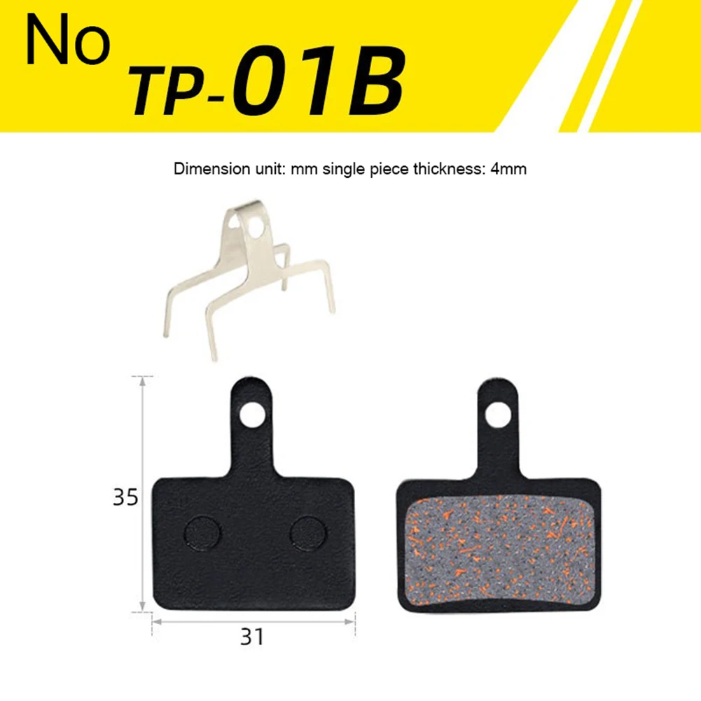 1-4 Pairs Resin Semi-Metallic Bicycle Brake Pads For Shimano B01S M375 M395 M446 M485 M486 M416 MTB Bike Cycling Brake Pad Part