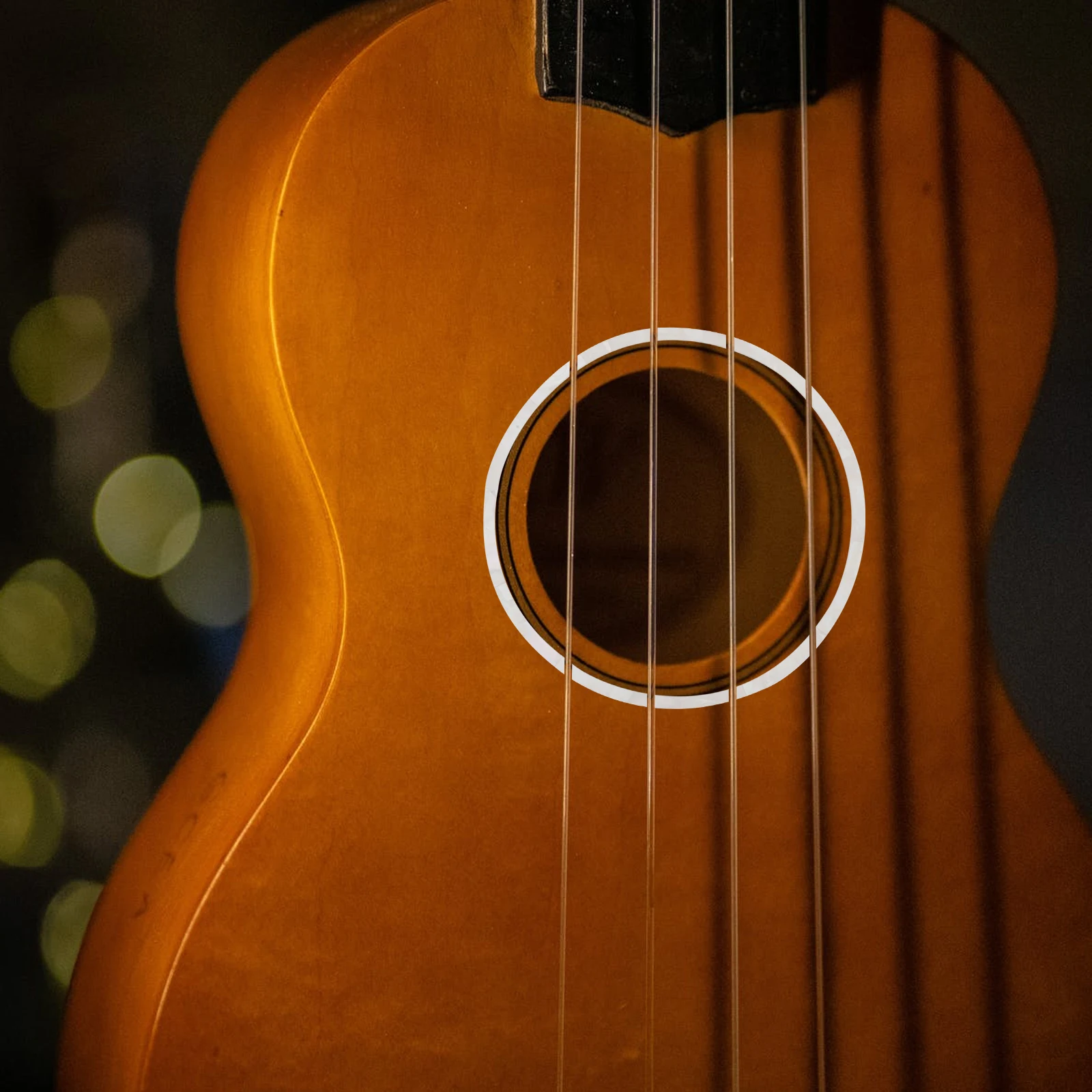 

Guitar Sound Hole Covers Oral Flower Decoration Sticker Wooden Rosette Stickers