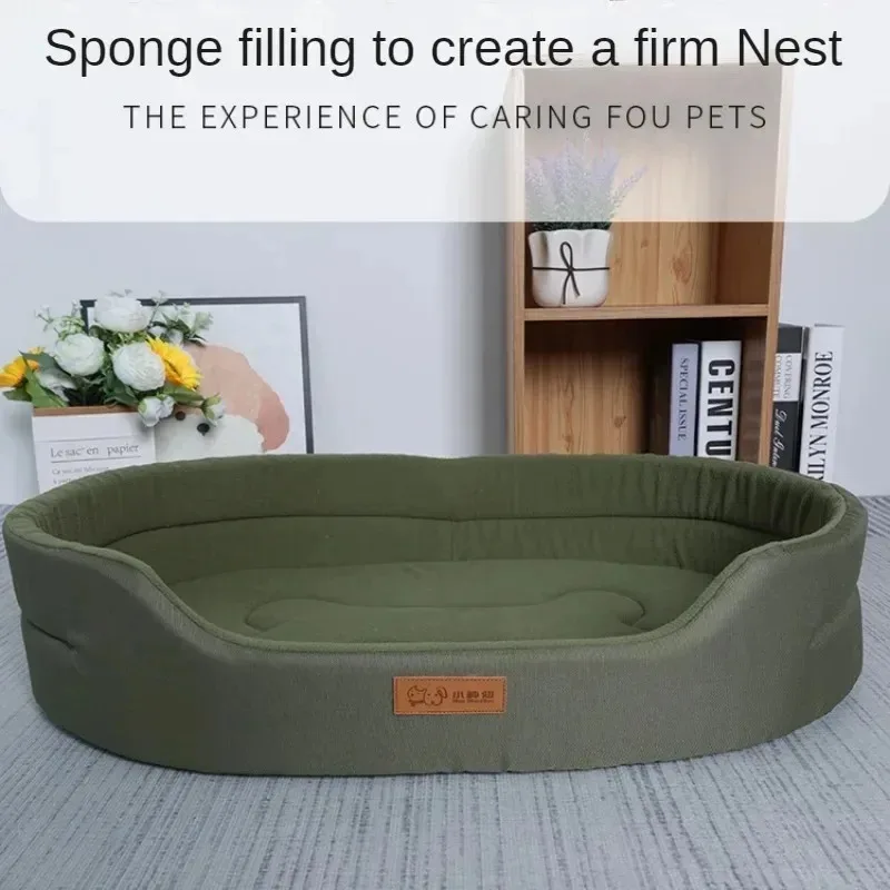 Winter Dog Pet Beds Square Dog Bed For Large Dogs Custom Size Dog Sofa Beds Waterproof Customized Pet Bed Inner Pad Washable