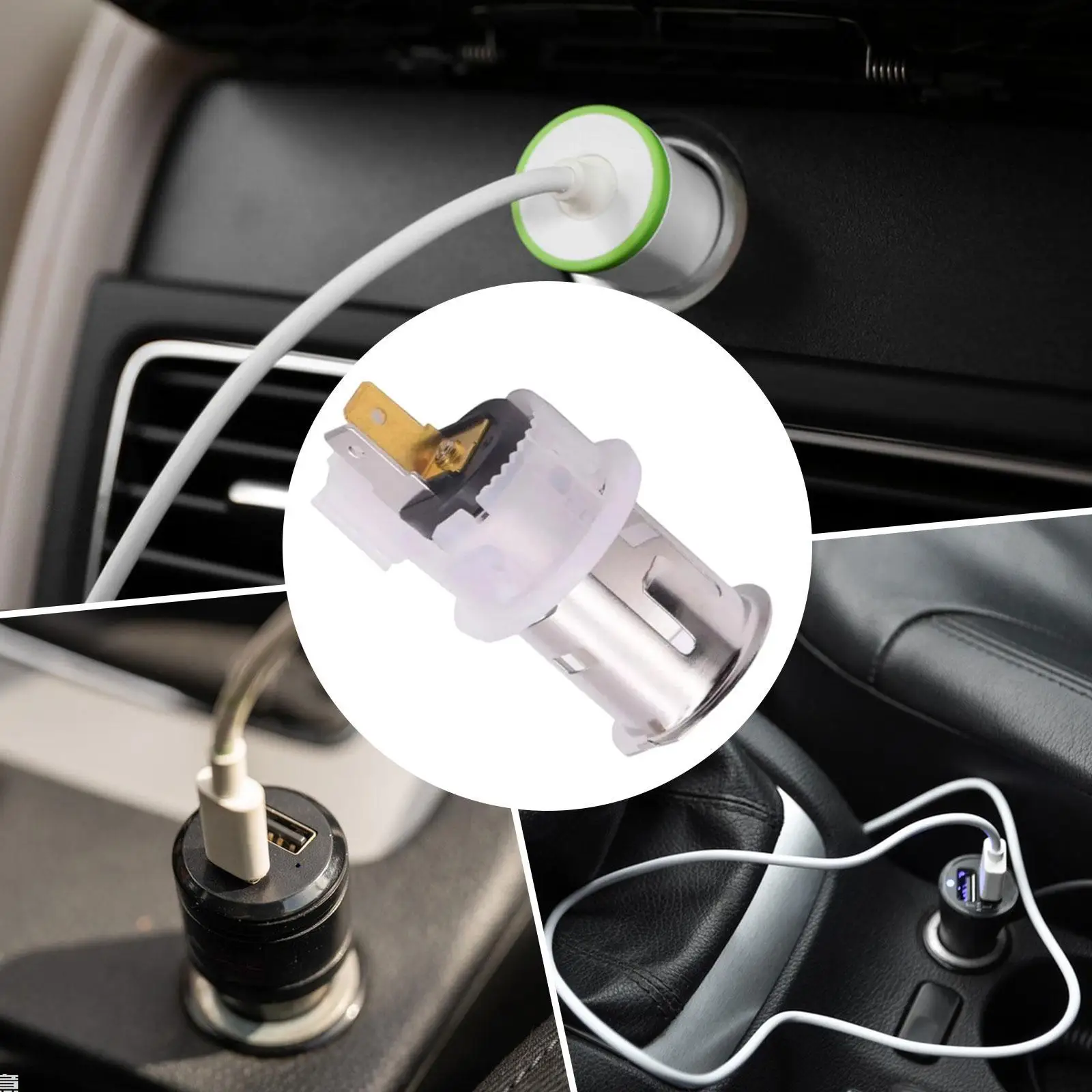 Enchufe para encendedor de cigarrillos, fácil instalación, ligero, resistente, reparación 951204F000 95120-4F000, accesorio para Hyundai