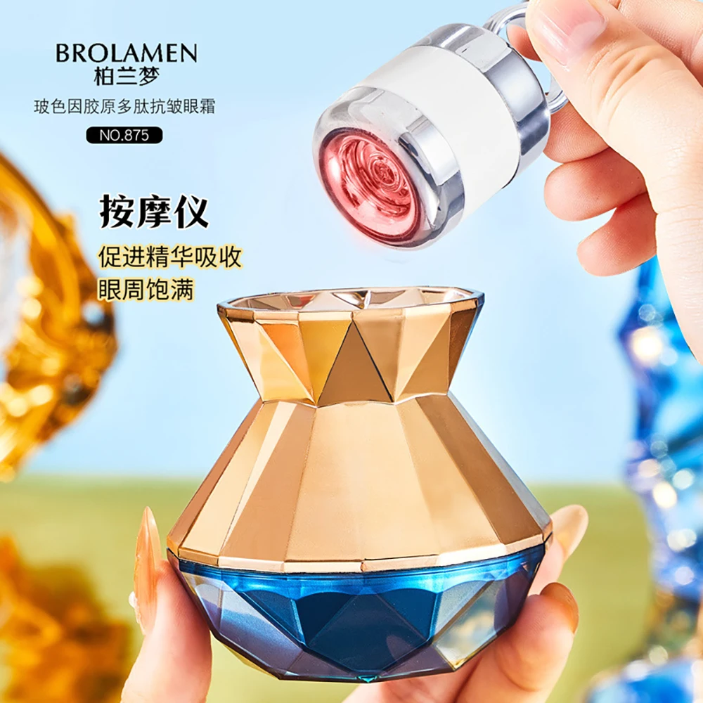 Collagen Electric Eye Cream Remove Eye Bags Reduce Eye Wrinkles  Anti Dark Circle Under Eyes Day Night Eye Care Wrinkle Cream