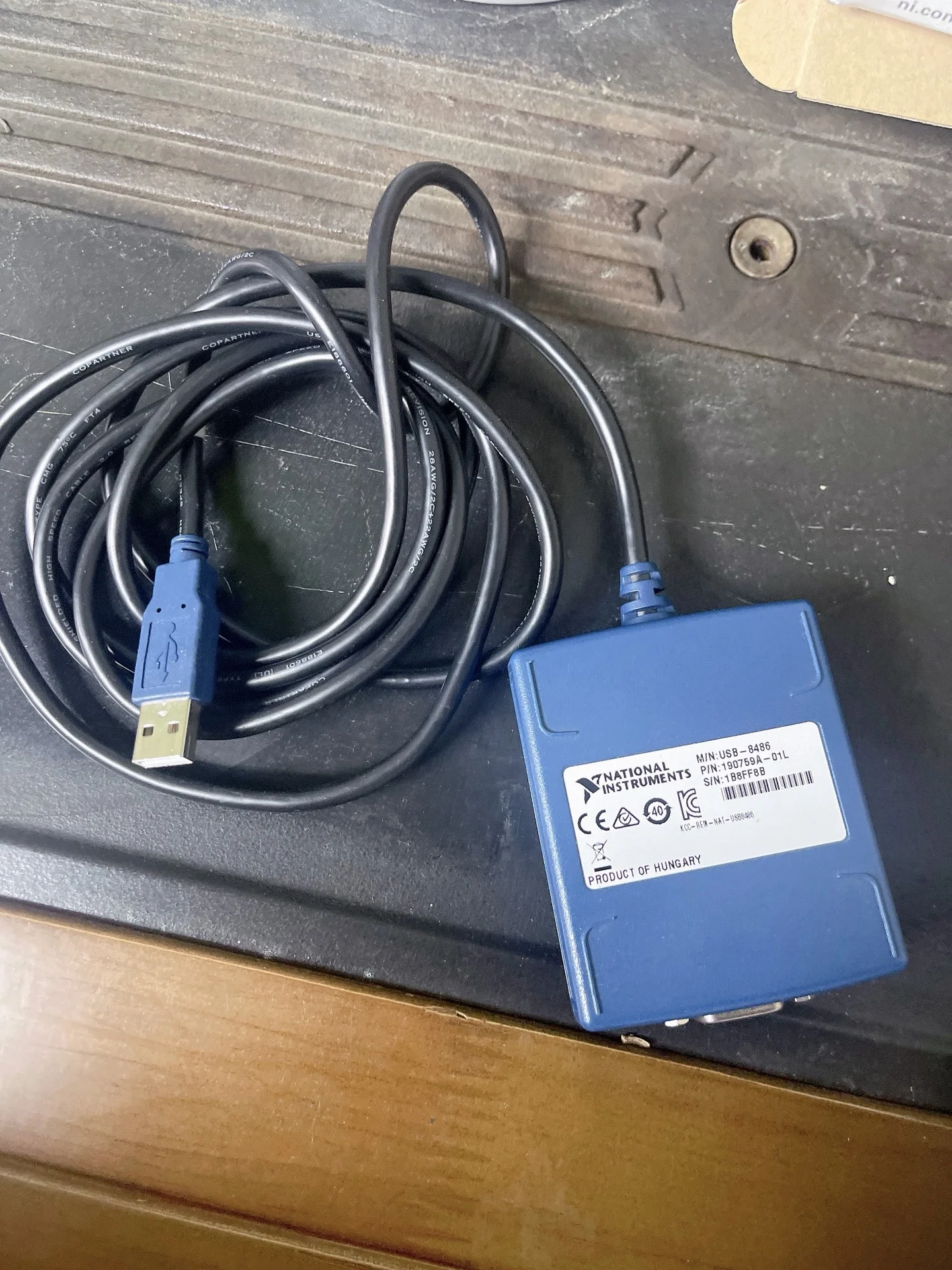 US NI USB-8486 Foundation Fieldbus H1 Interface Number