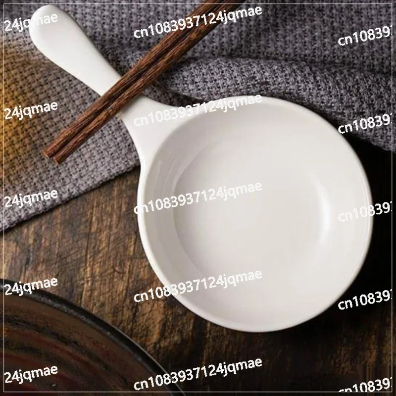 Household Ceramic Wordy Snail Powder Internet Red Handplate Dry Rice Special Spoon Big Soup Spoon