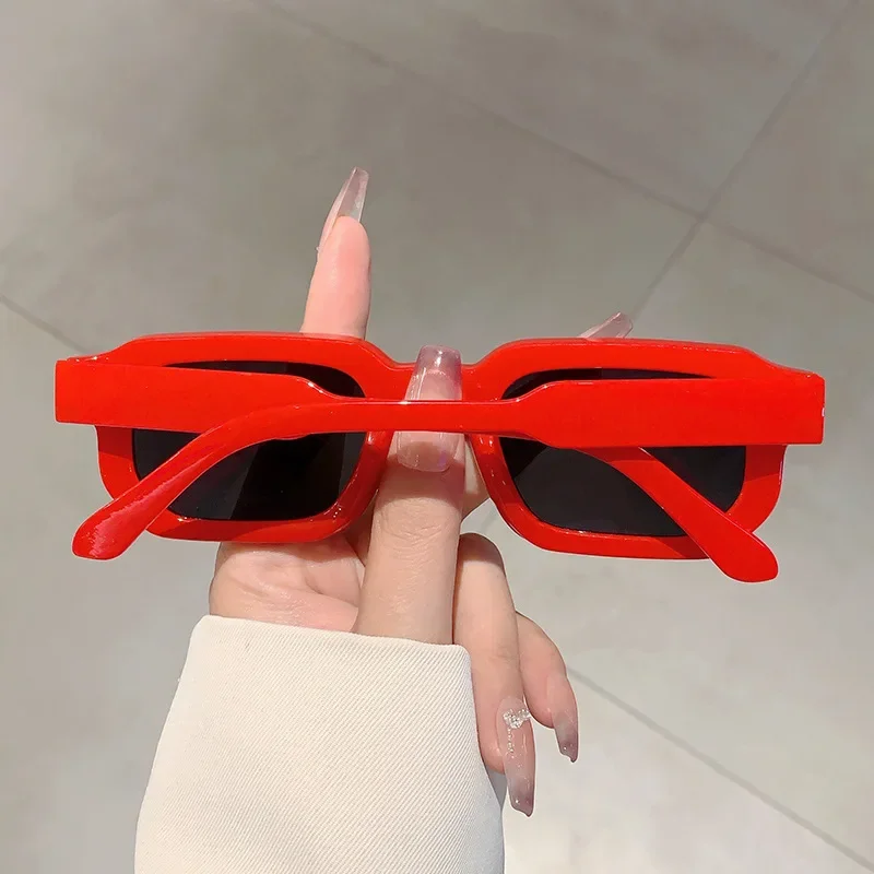 New Men Vintage Rectangle Frame Sunglasses Fashion Retro Sun Glasses Luxury Brand Design Glasses UV400 Eyewear Women Goggles2026 image 5