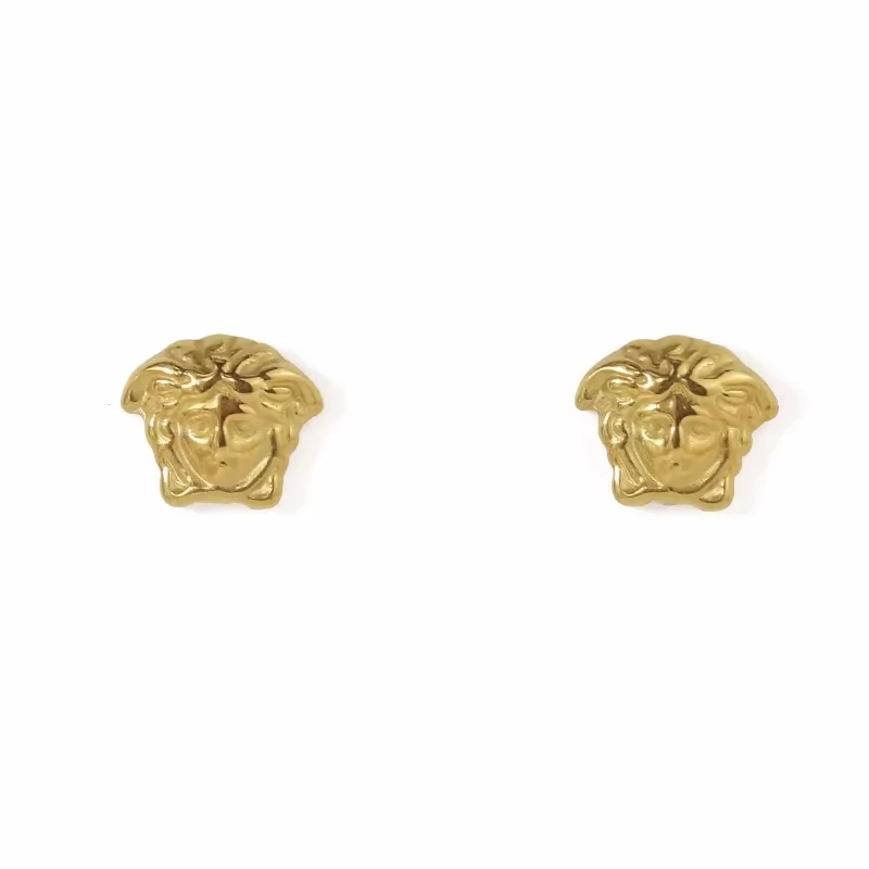 2024 New Trendy Brass Gold Plated Stud Earrings Copper Earring For Women Fashion Accessories Wedding Gift