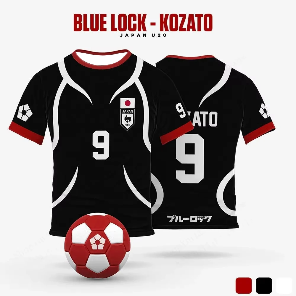 3D Print Anime Jersey Blue Lock Sae Itoshi Role Playing Men Women T-shirt Oversize Short Sleeve Tees Sports Kids/Adult Tops image 3