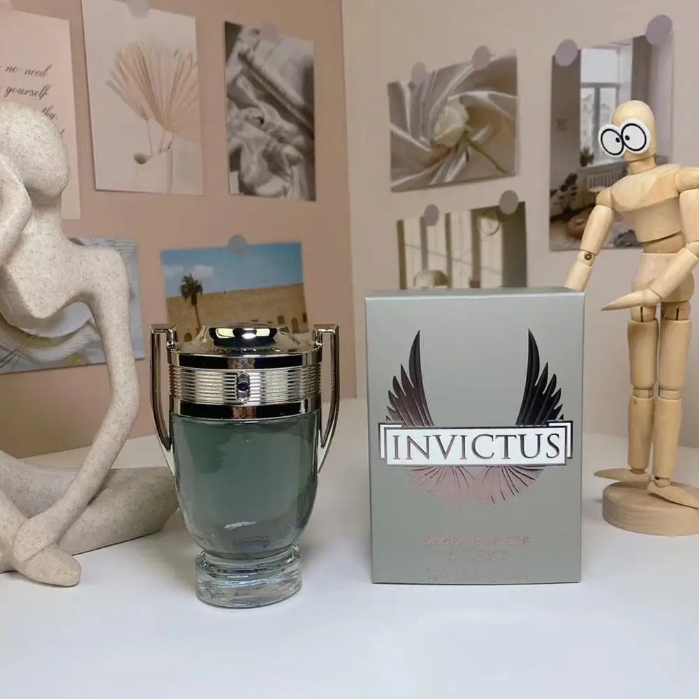 NVICTU Men's Natural Allure Eau De Parfum 100ML 3.4FL.OZ Victorious Man Perfume Fresh Ocean Fragrance Spray Gift For Men