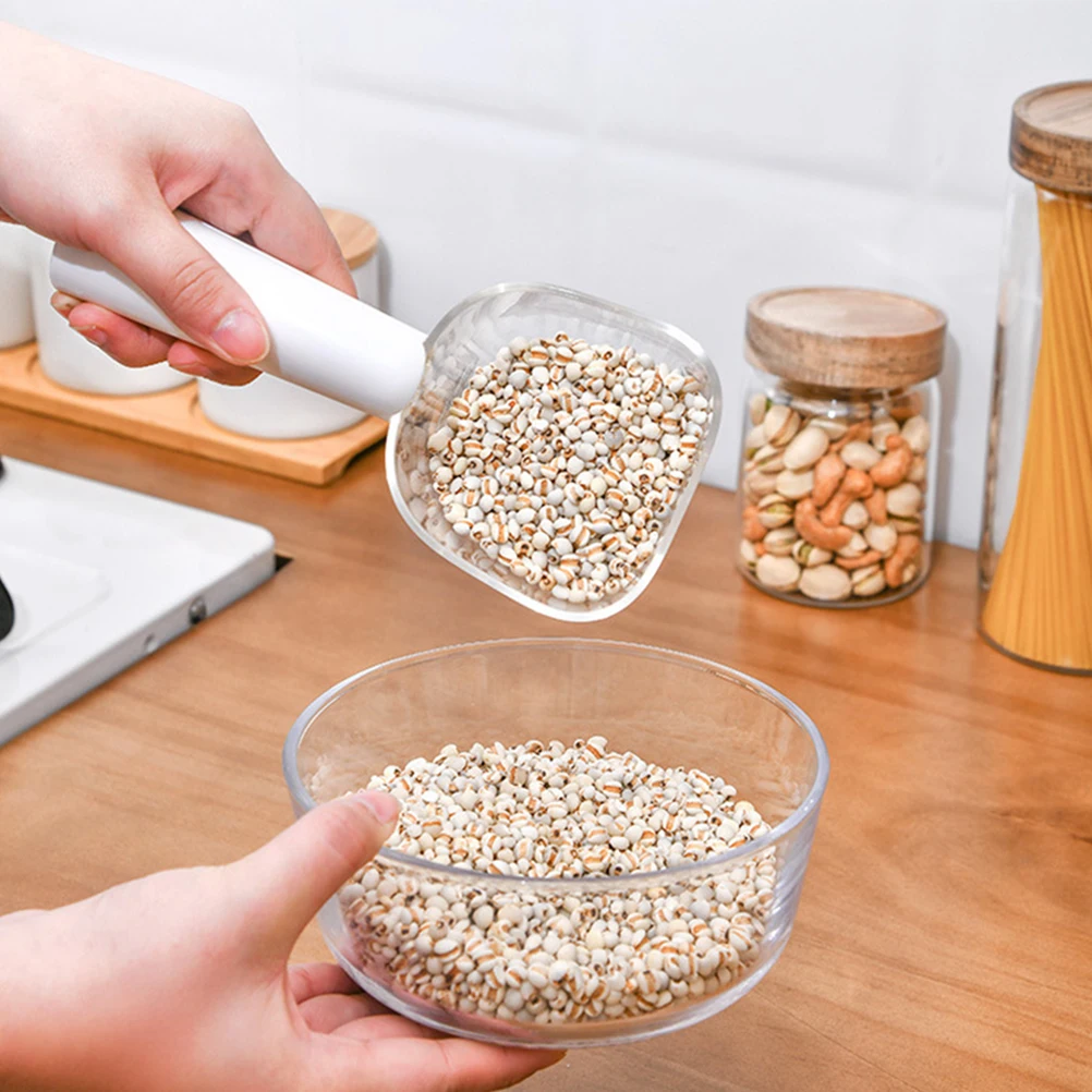 

Rice Measuring Spoon Kitchen Tool Plastic ABS Scale Easy Clean Portable Dry Liquid Ingredients Small Measuring Cup With Scale
