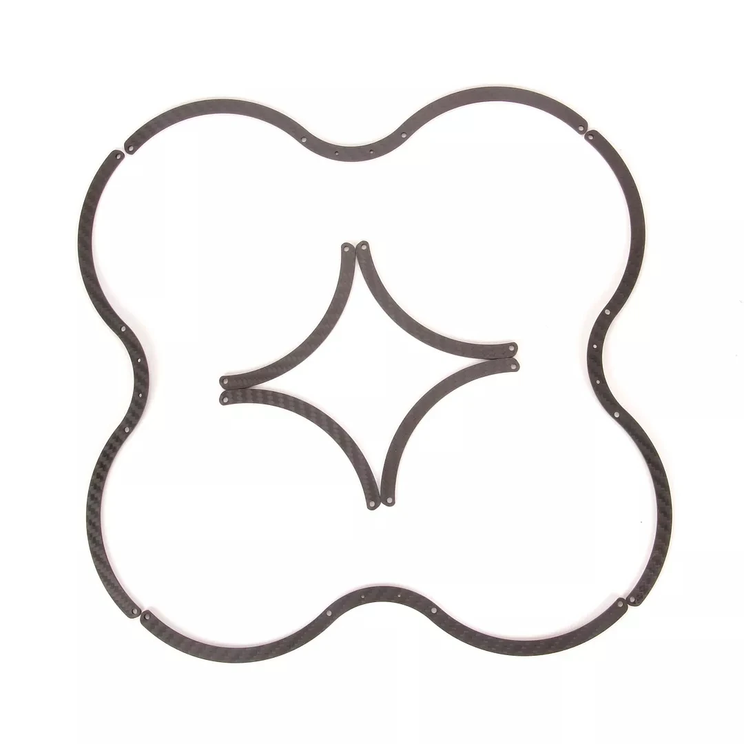 Holybro Kopis X8 Cinelifter 5"5inch Caged/Ducted Spare Parts Top/Bottom Plate Carbon Fiber Cage 5055S-3 Propeller