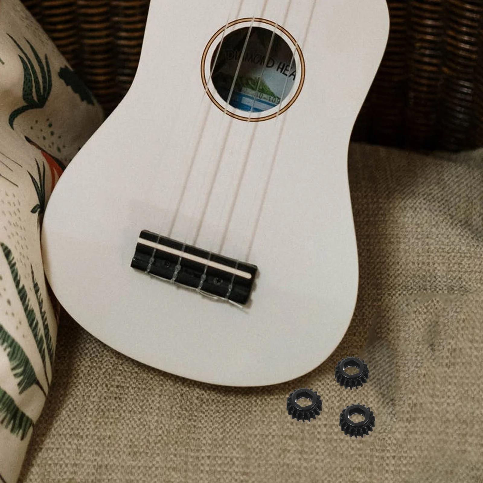 6 قطعة أوتاد ضبط التروس بنسبة 1:18 موالف حديد لقطع غيار أوتاد ضبط سلسلة الجيتار الصوتي