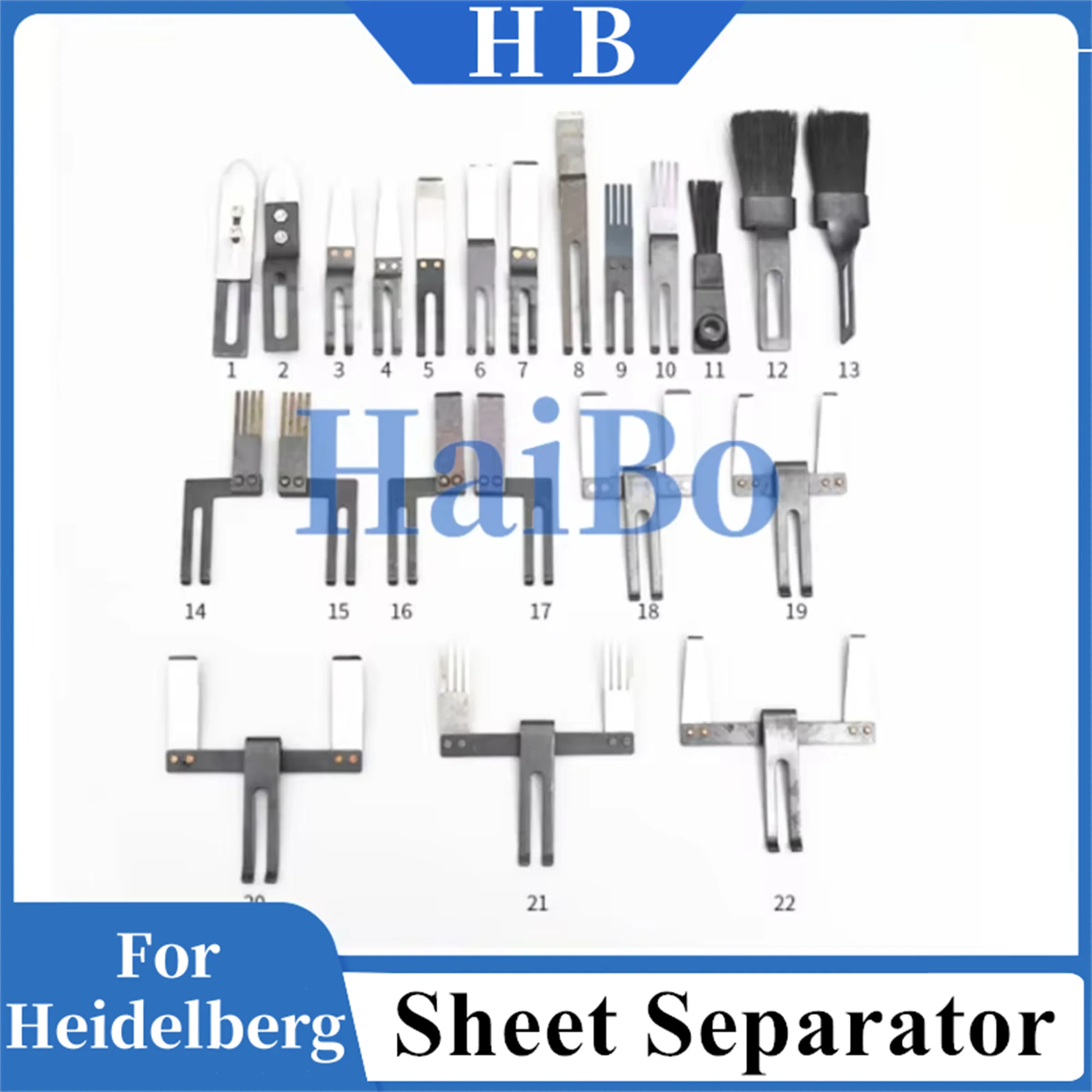 

HaiBo Best Quality 10 Pieces SM52 SM74 SM102 CD102 Printing Machine Sheet Separator G2.028.1305 Spare Parts For Heidelberg