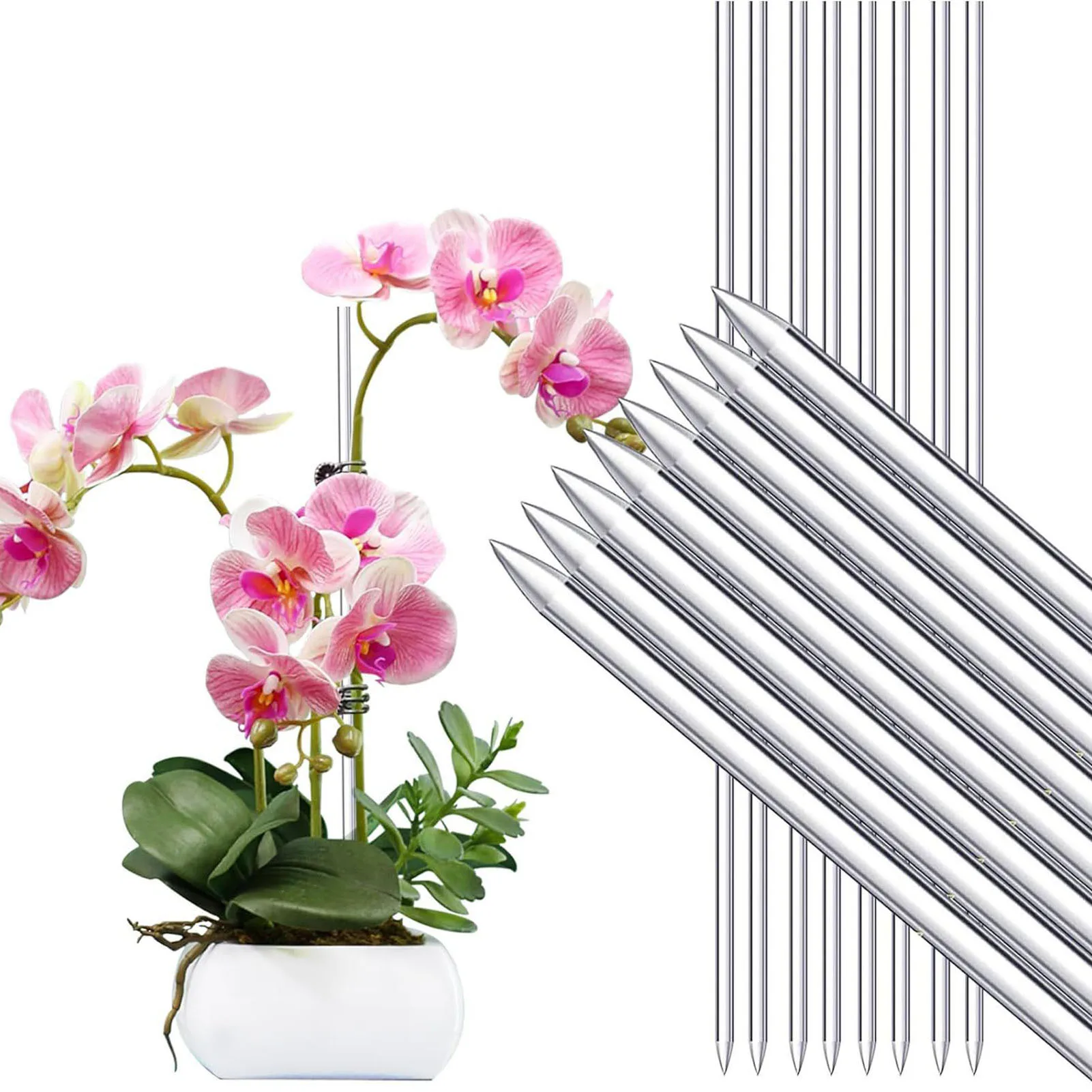 

Acrylic Indoor Plants Support Sticks Reusable Plants Grow Upright Stakes Garden Potted Plants Use Planting Rack Home Garden Tool