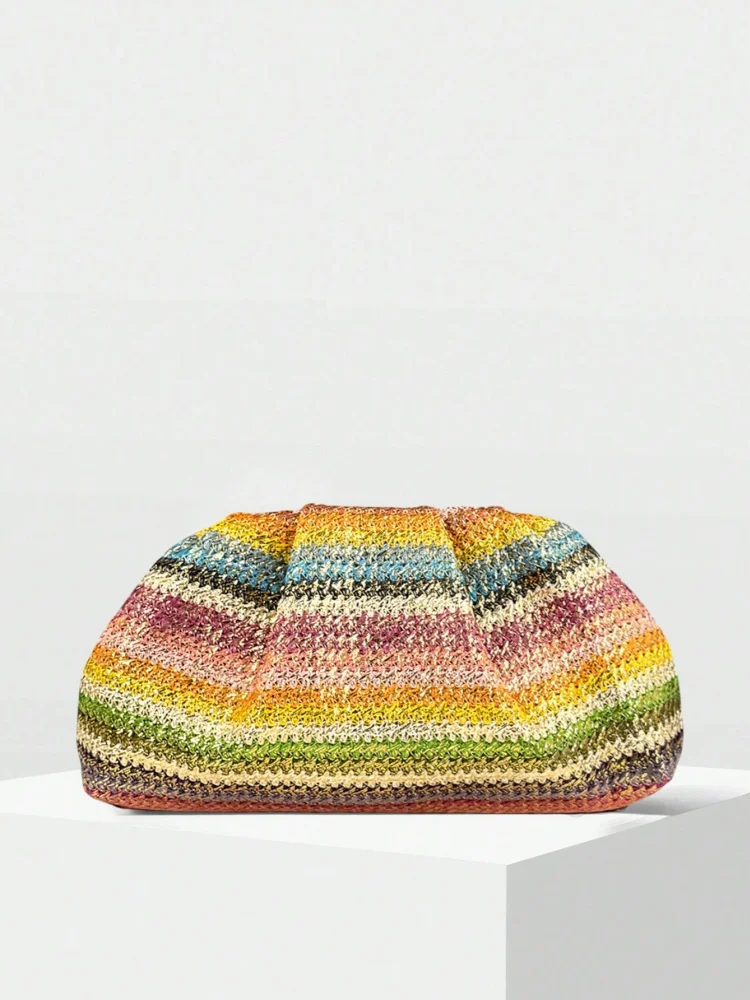 

Новые летние женские сумки 2026 года: радужные, разноцветные, в полоску, вязаные, плетеные, повседневные, для пляжного отдыха на море