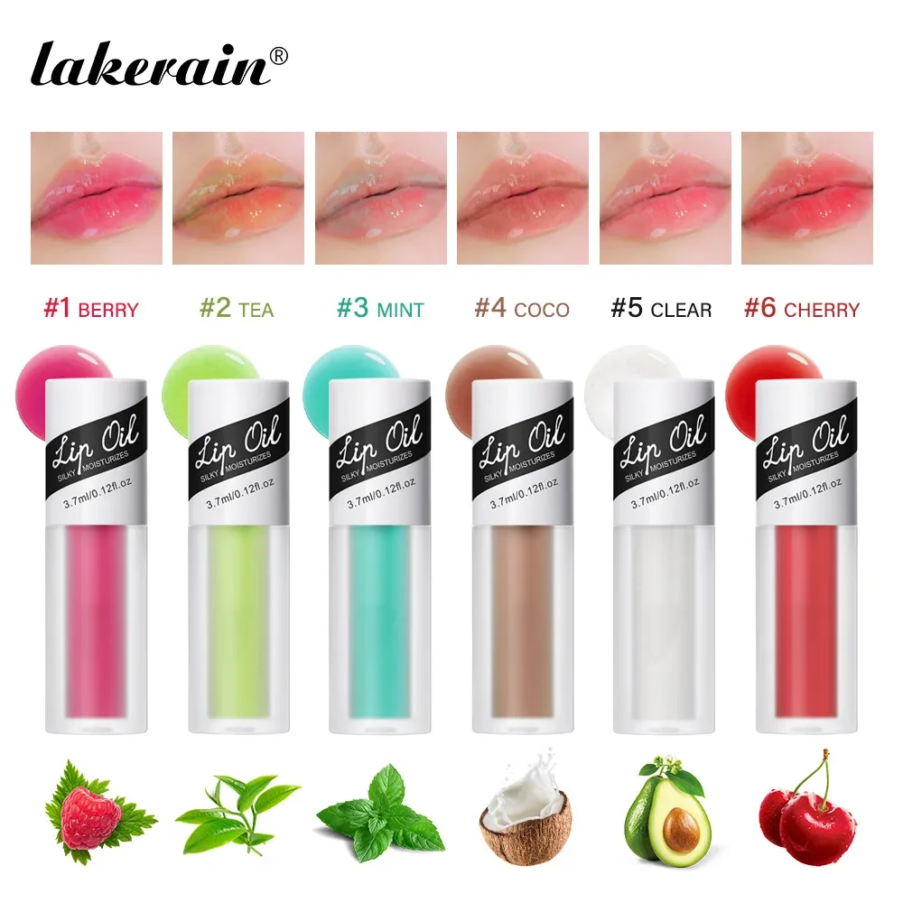 Lakerain New Lip Oil Moisturizes Moisturizeing Locks In Moisture Lightens Lip Lines Improves Skin Texture Fruity Lip Oil Makeups