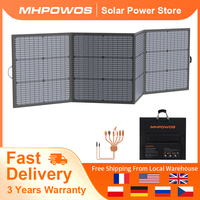 MHPOWOS 220W Foldable Solar Panel 20V Solar Charger for Ecoflow Bluetti ANKER Power station IP67 Waterproof for Camping RV
