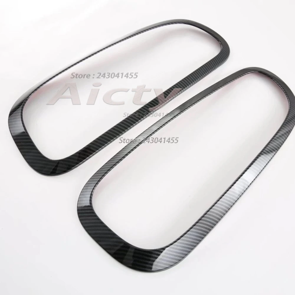 Für Mini Cooper Clubman F54 2022 Auto Zubehör ABS Scheinwerfer Rücklicht Rahmen vorne Hinten Lampe Ring Dekorative Abdeckung Aufkleber – Detail 15