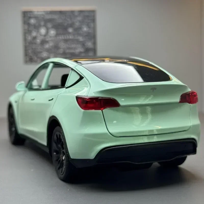 Coche fundido a presión 1:24 Y, alta simulación, aleación de Metal fundido a presión, sonido, luz, colección extraíble, juguetes para niños, regalos