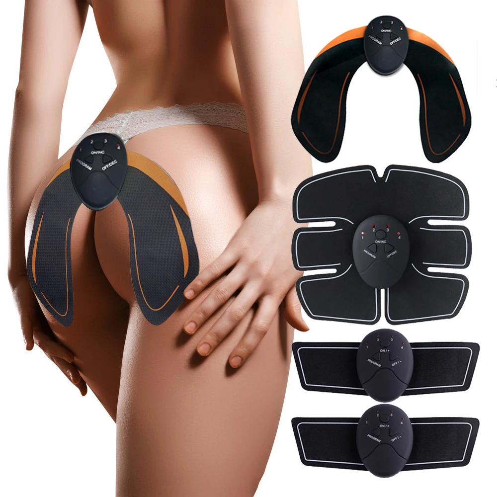 

Electric Exercise Abdominal Muscle Trainer Machine Fitness Gym Equipment Hip Body Slimming Fat Burning Muscle Stimulator Unisex