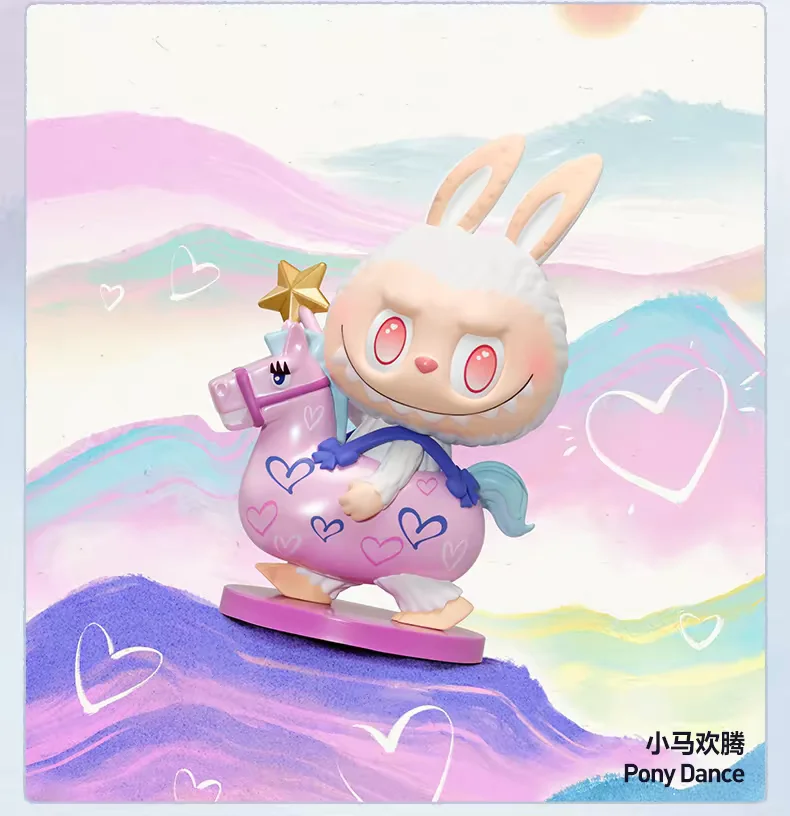 POP MART Authentic The Golden Gallop Series Blind Box Skullpanda