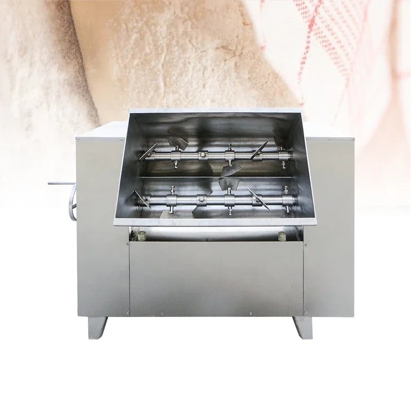 Industrial  Electric Commercial Vacuum Fish Minced Meat Stuffing Blender Sausage Meat  Mixer Mixing Machine For Pie