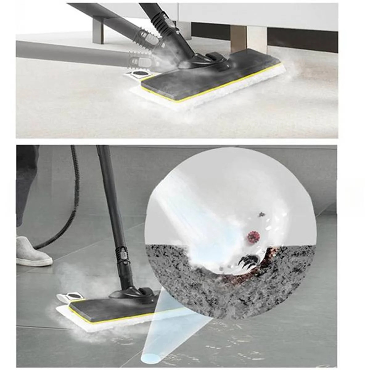 11 قطعة غطاء ملابس ممسحة البخار لـ Karcher Easyfix SC2 SC3 SC4 SC5 أجزاء المكنسة الكهربائية المحمولة وسادة ممسحة من الألياف الدقيقة