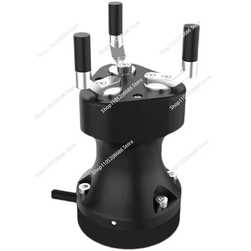 Electric gripper three-finger rotating centering  mechanical arm
