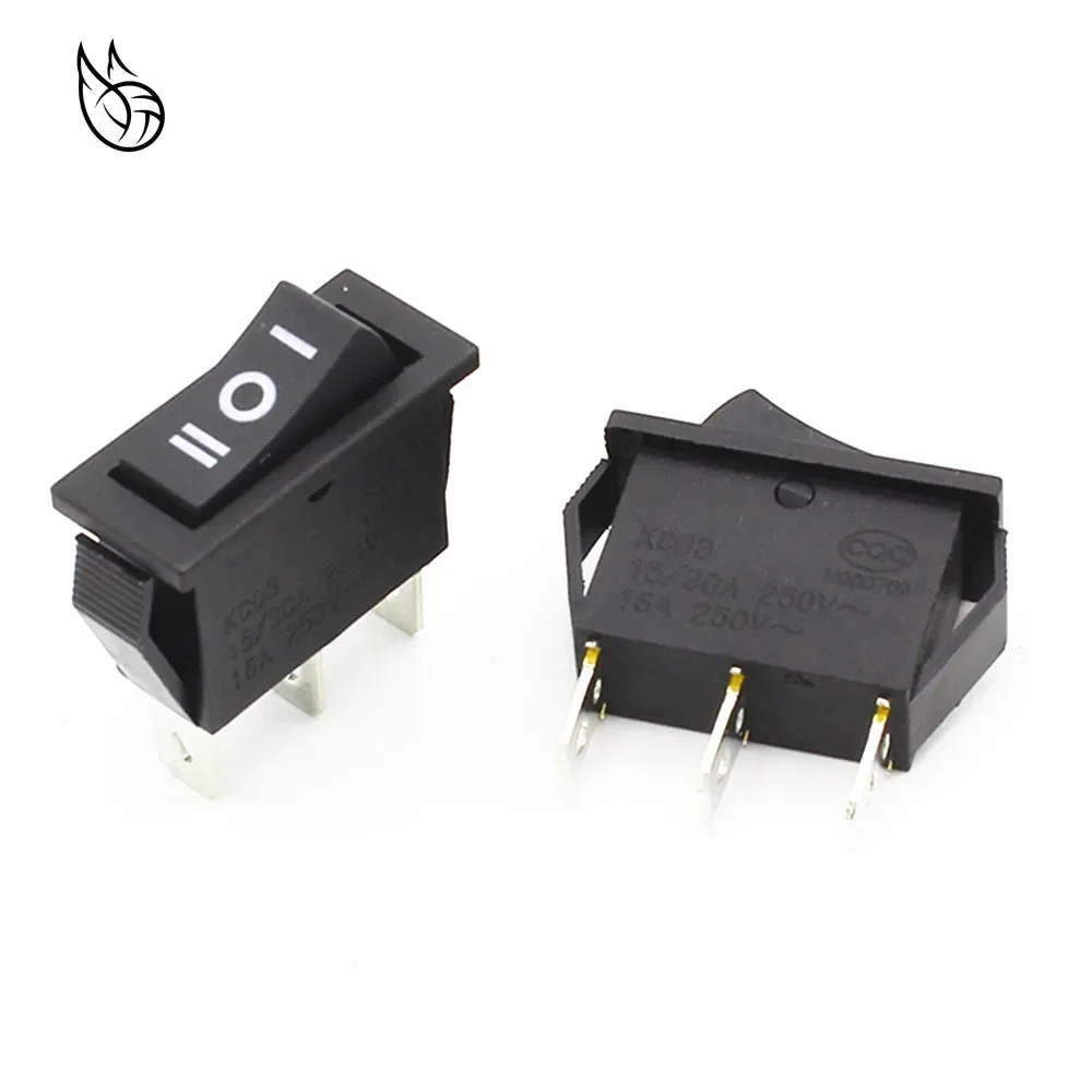 Promotion! 5 pcs x AC 10A/250V 15A/125V 3 Pin SPDT ON-OFF-ON 3 Position Boat Rocker Switch