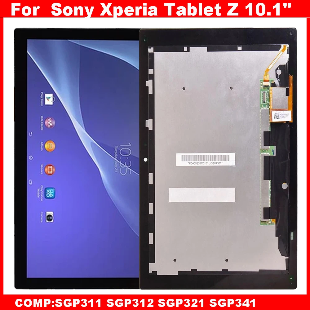 

For Sony Xperia Tablet Z Xperia TabletZ SGP311 SGP312 SGP321 SGP341 10.1'' LCD display with touch screen digitizer Replacement