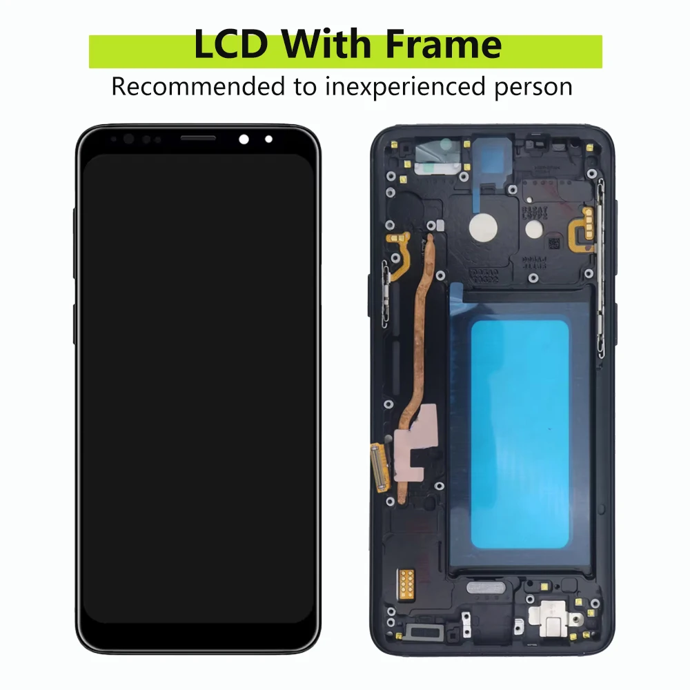 Tested Display For Samsung Galaxy S9 LCD With Digitizer Touch Screen Assembly SM-G960FD S9 G960 LCD with Frame Replacement