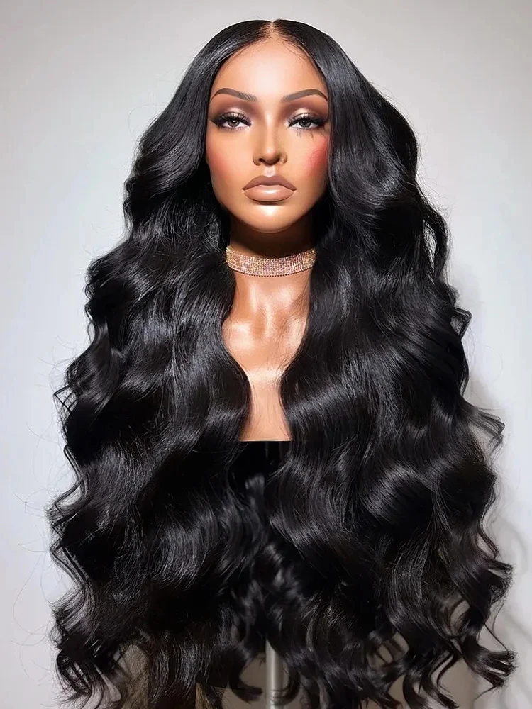 

Mossily HD Transparent Body Wave 13x6 HD Lace Front Human Hair Wigs Raw Remy Curly Water Wave Lace Frontal Wig For Black Women