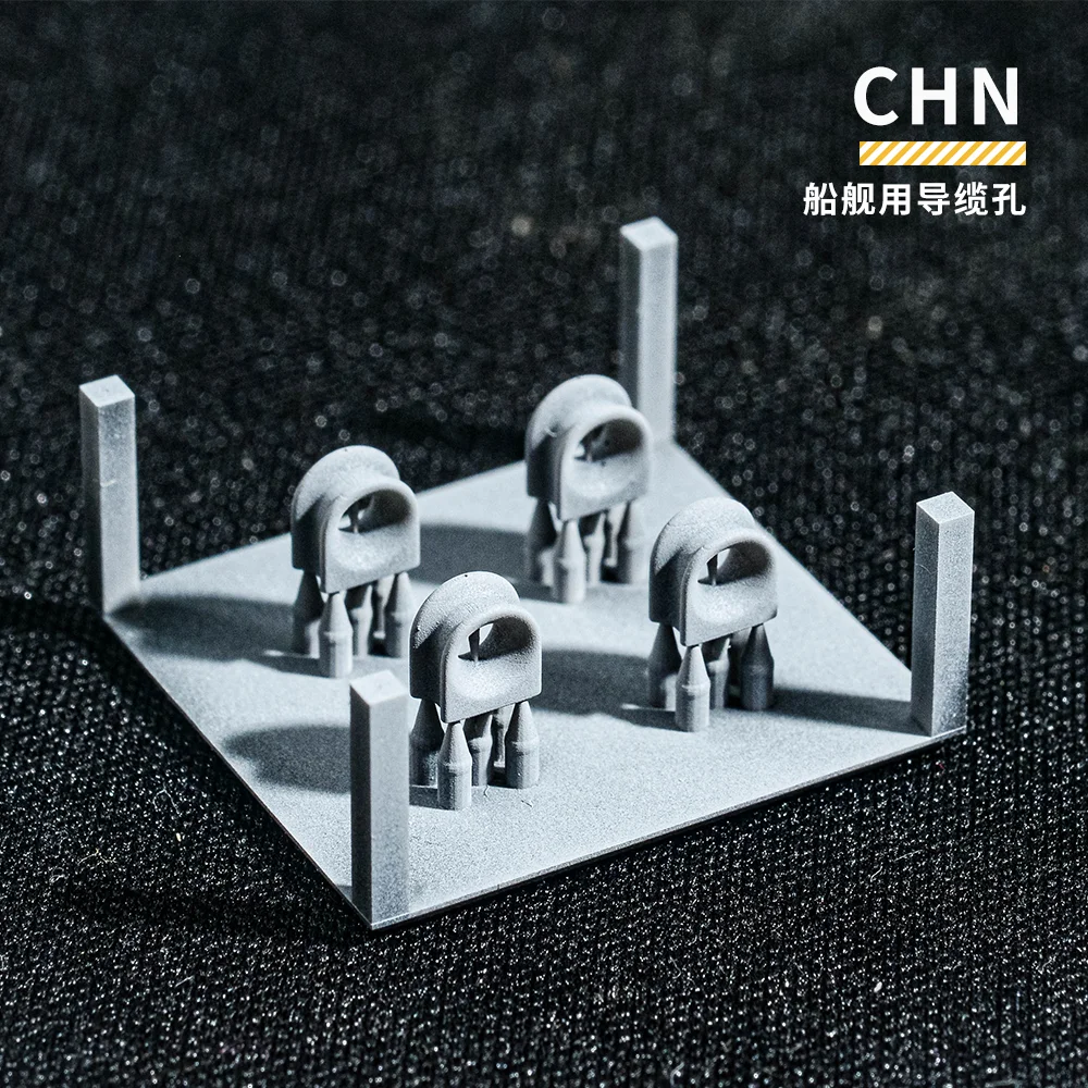 1/721/1001/1441/2001/2501/350 Ship cable hole 3D Print Hand assembled models