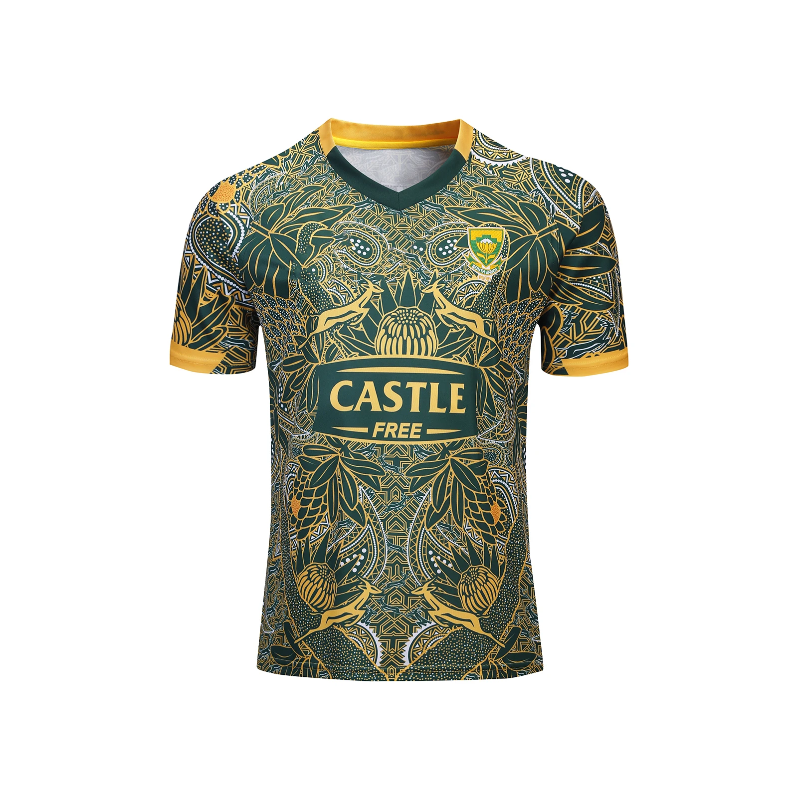 

2019 South Africa Centennial EditionMen's Rugby Jersey Sport Shirt