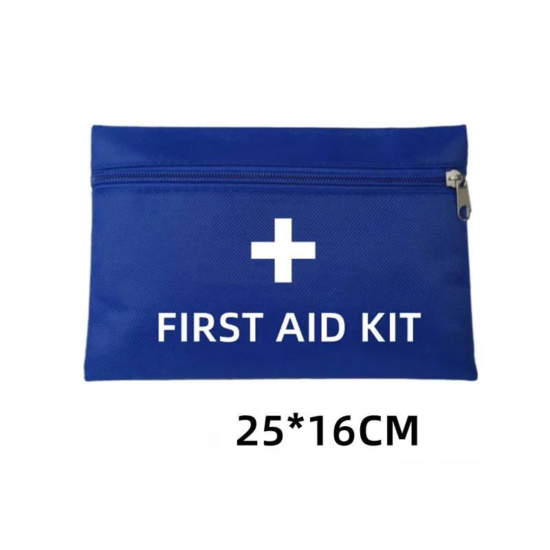 Imagem -06 - Vazio Kit de Primeiros Socorros Portátil Remédios Pílulas Ataduras Bolsa de Armazenamento Zíper Kit Médico de Emergência Agregado Familiar 1pc