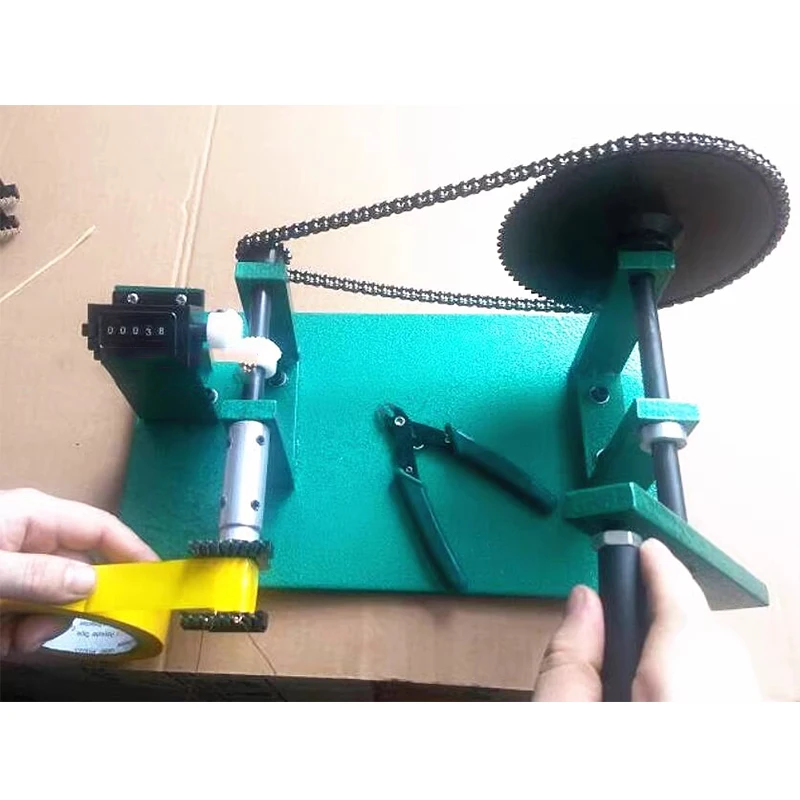 Hand Winding Machine Small Winding Coil Winding Tool Mechanical Manual Dual-purpose Hand Coil Counting Winder Machine