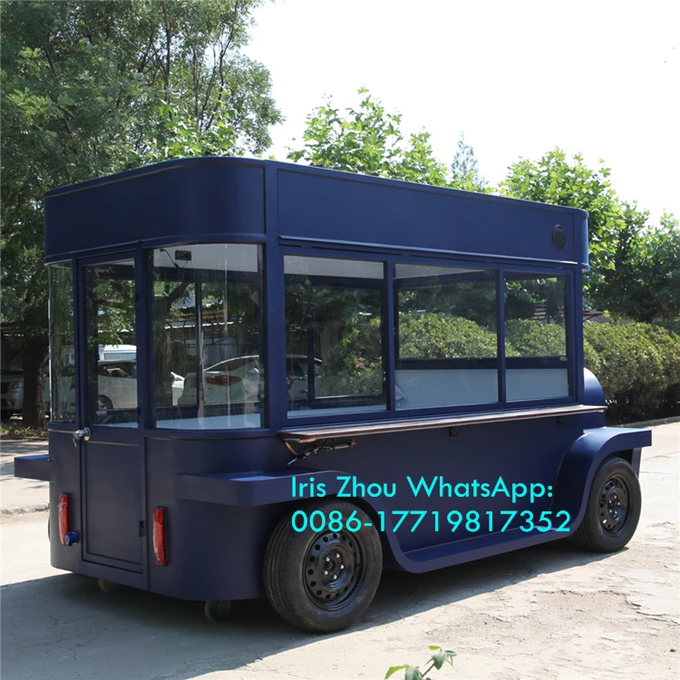 전원 없는 패스트 푸드 모바일 주방 트레일러, 저렴한 음식 트레일러, 렌트 푸드 샵 푸드 키오스크