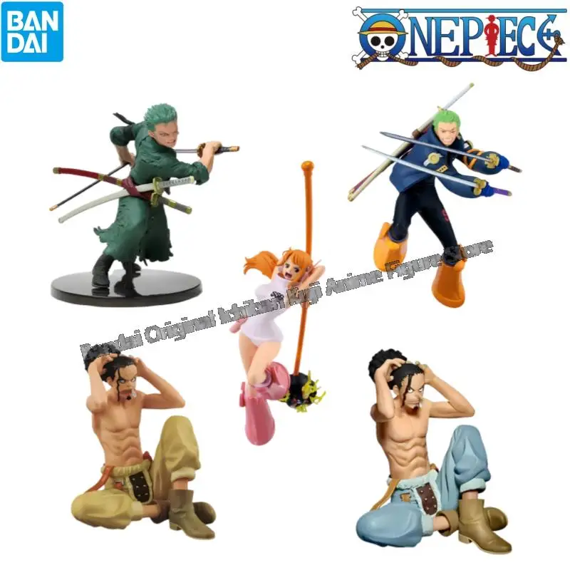 

In Stock Bandai Original Box Garage Kit One Piece Roronoa Zoro Usopp Nami Anime Characters Collectible Action Figure Statue