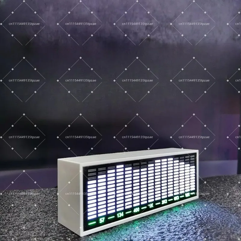 DIY Voice Controlled Audio Display Pickup With Shell LED Music Spectrum Desktop Ornament Creative Gift