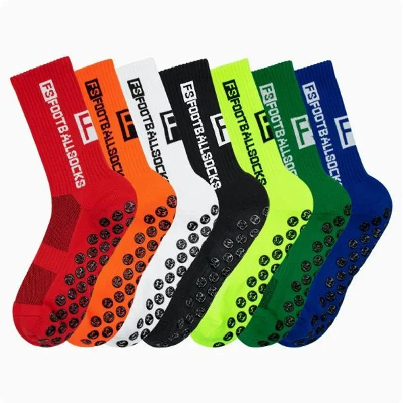 1/3/10 paires de chaussettes de Football antidérapantes professionnelles hommes femmes chaussettes de Sport fond en Silicone Football Sport course cyclisme poignée chaussette