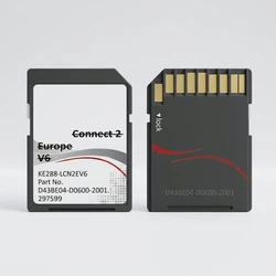 Connect 2 V6 SD Card Note Juke Leaf Micra E-Nv200 Map UK EU for Nissan with Speed Camera