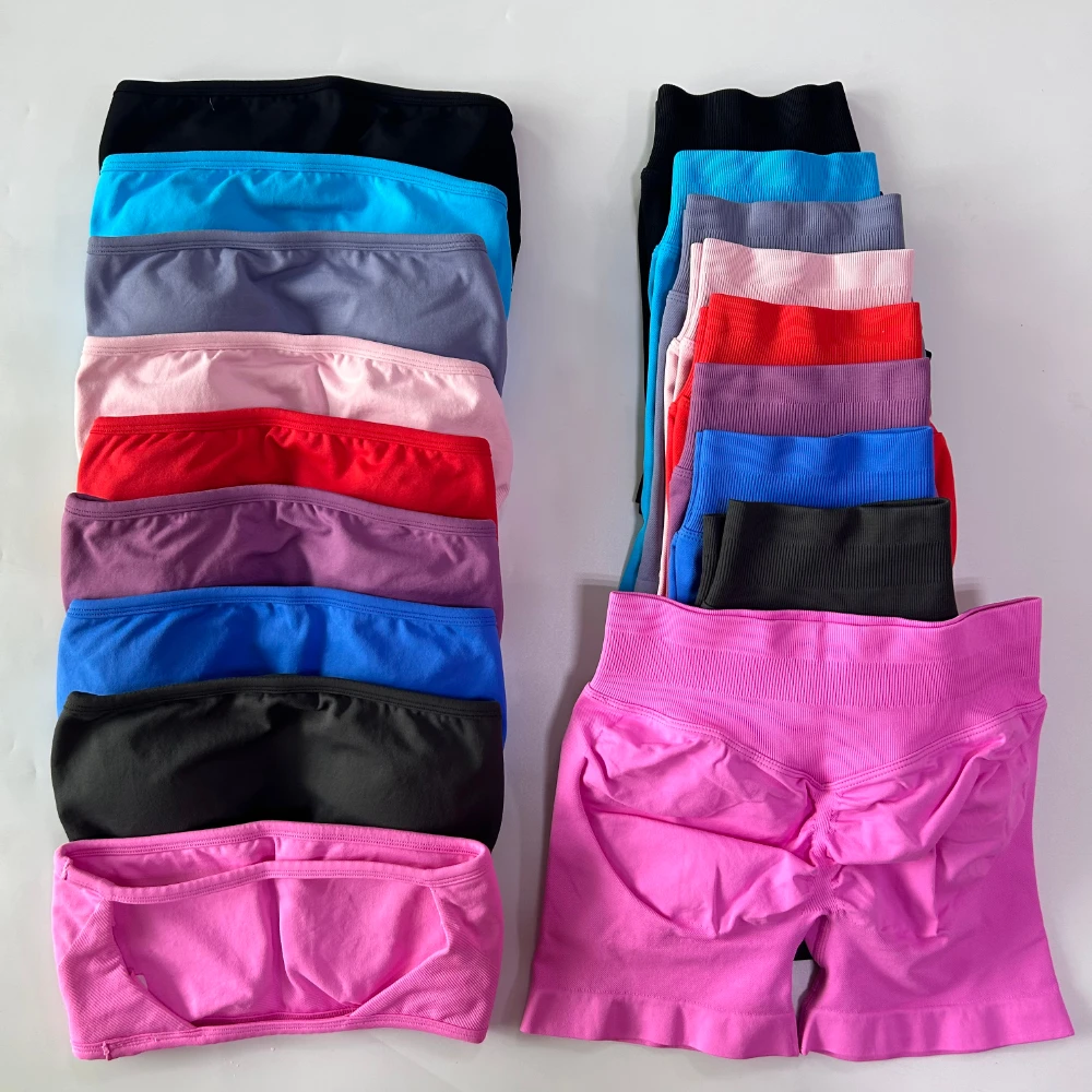 

Pericic комплект из 2 предметов для спортзала, женский спортивный бюстгальтер-бандо с открытой спиной, шорты для йоги, комплекты одежды для йоги, комплект одежды для тренировок