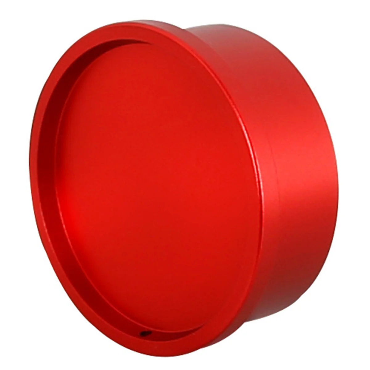 Fully Metal Telescope Lens Dust Cap Protection Cover 2 Inch for Astrophotography Red