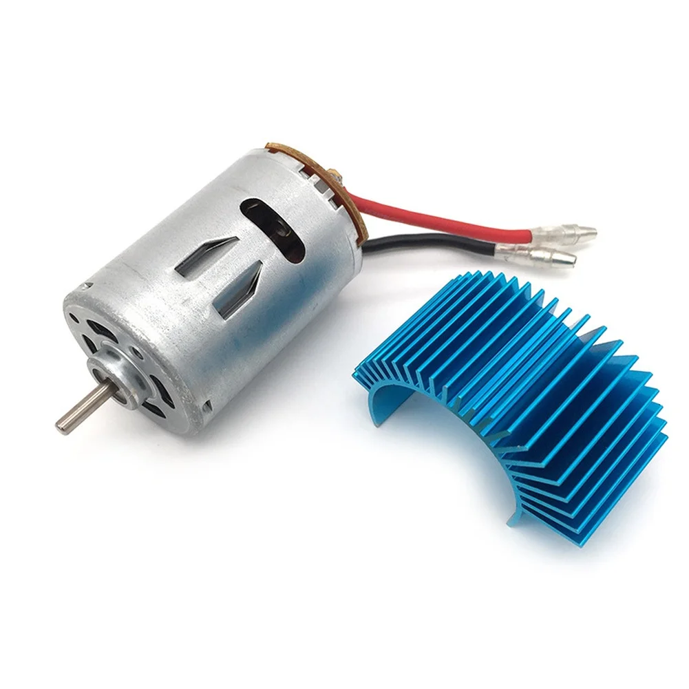 540 Motor With 17T Gear Metal Frame And Heat Sink Assembly For RC Model Builders Seeking Power Solutions