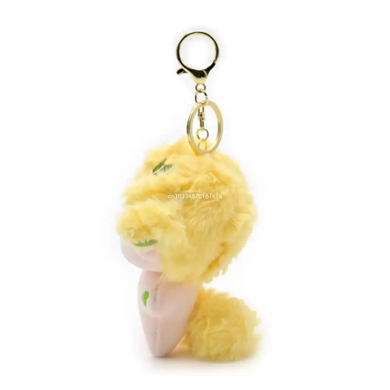 Porte-clés poupée en peluche coloré, poupée étoile, pendentifs suspendus pour à main, ornement à