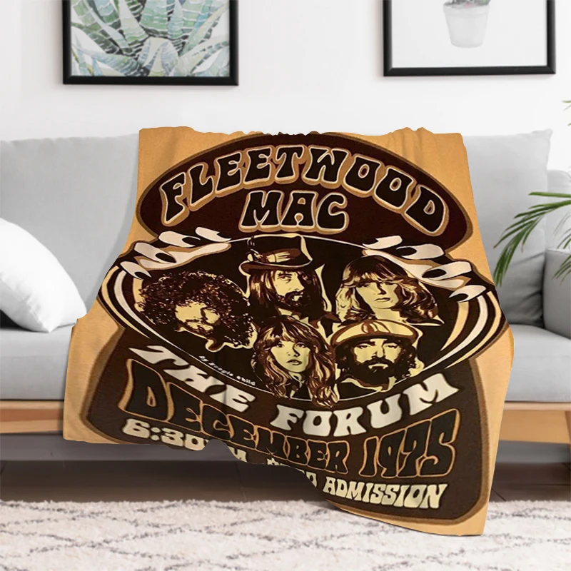 

Fleetwood Mac Band Blanket Furry Fluffy Soft Blankets & Throws Winter Sofa Throw Bed Fleece Beds Custom Nap Flannel Children's