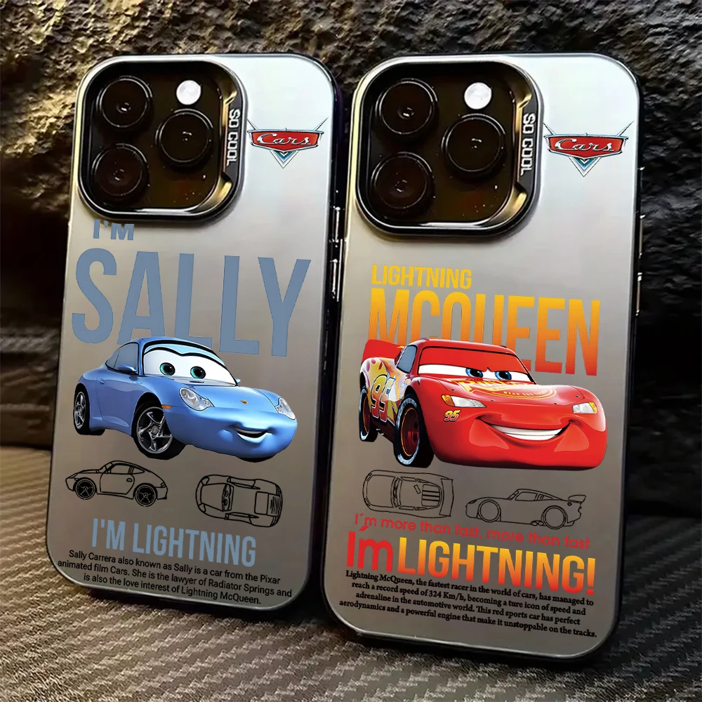 Funda de teléfono Cars Lightning McQueens 95 para iPhone 17 16e 16 15 14 13 12 11 Pro Max X XR XSMAX 8 7 Air Plus cubierta mate anticaída
