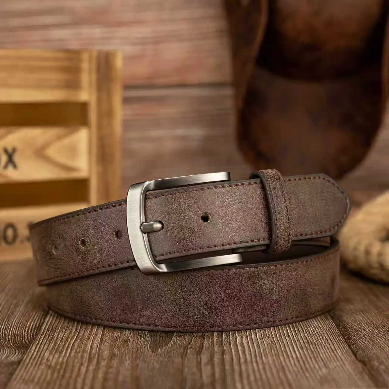 Vintage Simple Embossed Waist Belt for Women Men Versatile Decorative Leather Belt Fashion Casual Dress Jeans Unisex Waistband