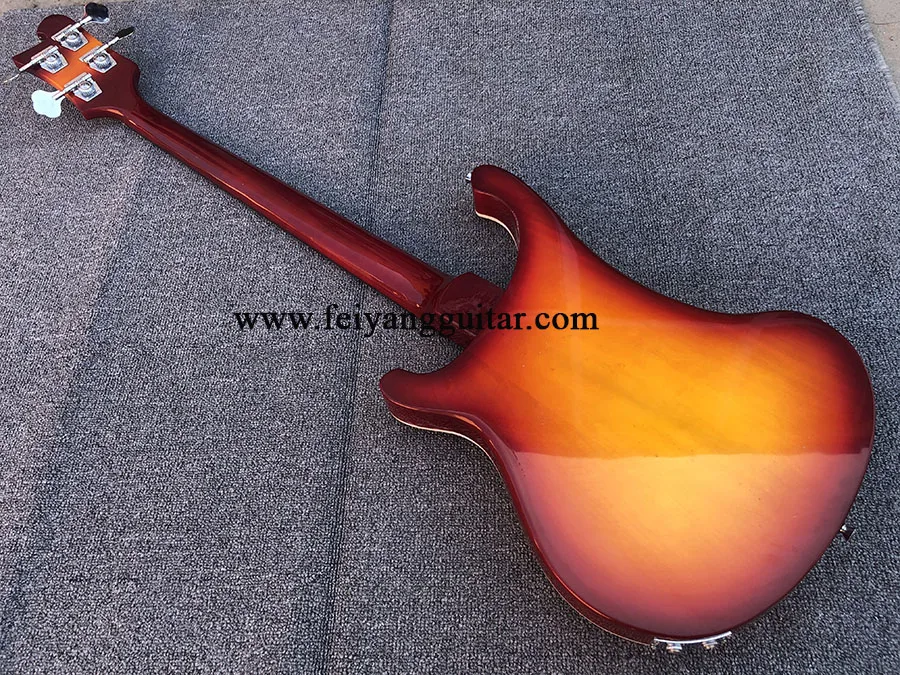 E-Bass mit Wassertransferdruck, 4 Saiten, Griffbrett aus Palisander, hohe Qualität, kostenloser Versand, 4003